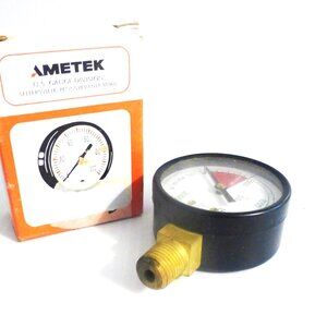 TLS1 - Ametek GAUGE 2" Fig. P-500 1/4" LM 100 C7 #45330 U.S Gauge Division